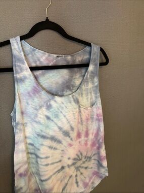 LAmade Pastel Tie-Dye Scoop Tank Top
